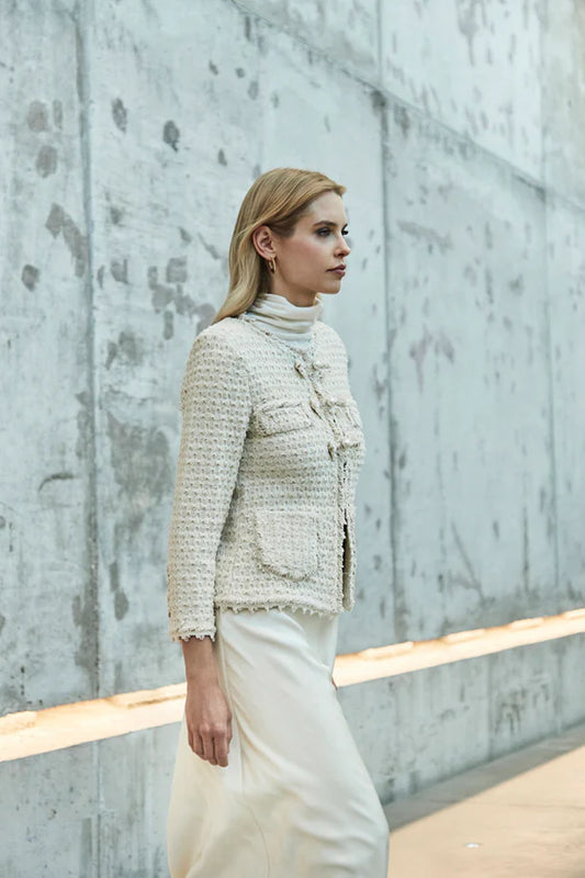 CHAQUETA TWEED LAZOS ZOE