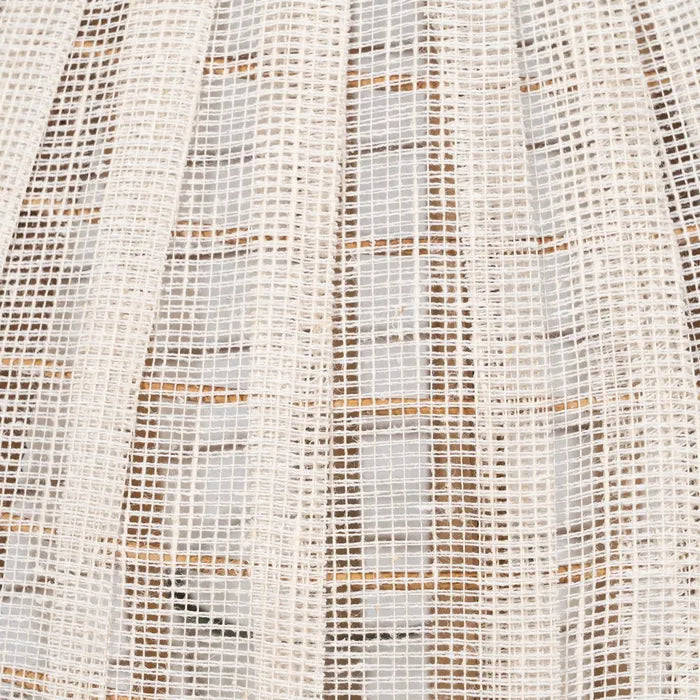 FAROL PORTAVELAS NATURAL-BEIGE BAMBÚ TAMAÑO PEQUEÑO