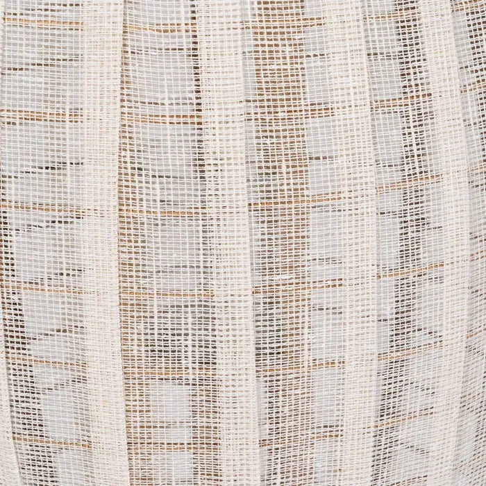 FAROL PORTAVELAS NATURAL-BEIGE BAMBÚ GRANDE