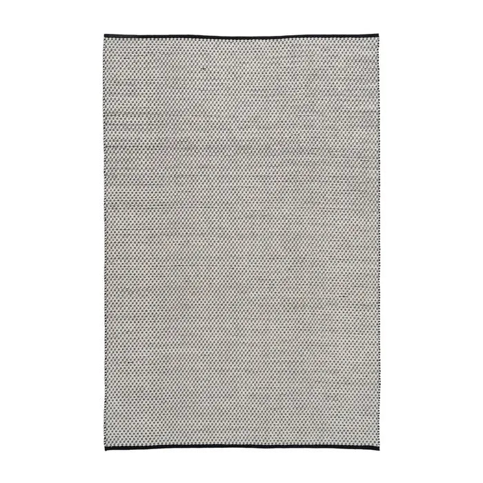 ALFOMBRA BLANCO-NEGRO TEJIDO DECORACIÓN GRANDE