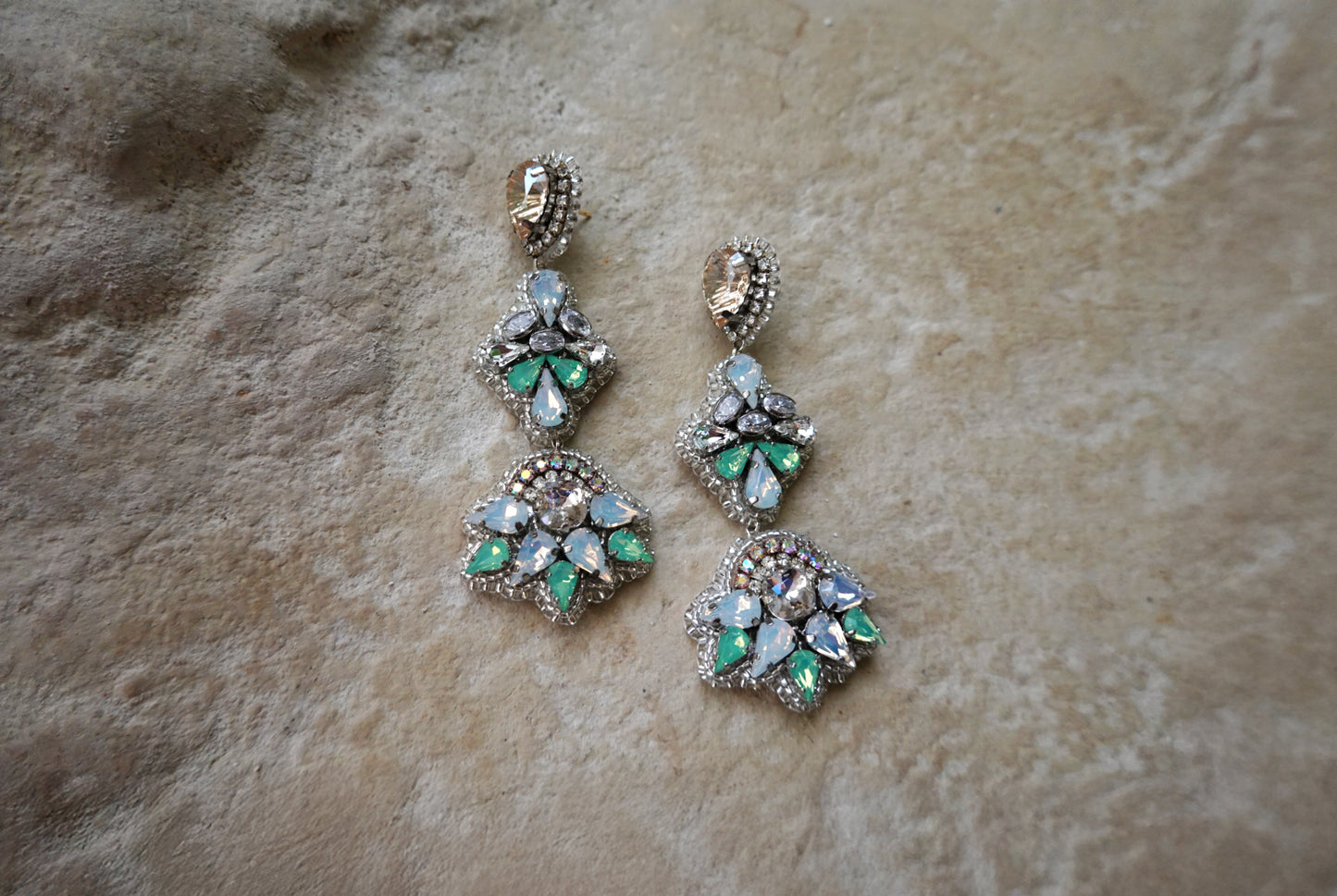 Aretes Pastel Imperial largos