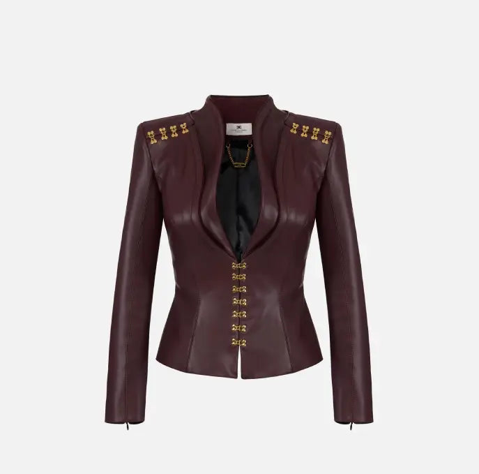Chaqueta con ganchos joya