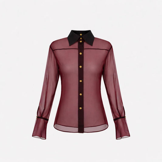 Camisa de organdí