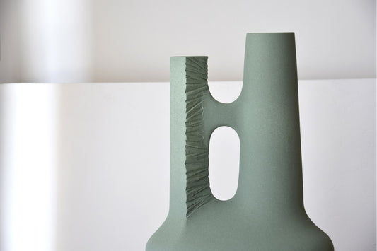 COLECCIÓN VACÍO.PIEZA 2. VERDE TEXTURA