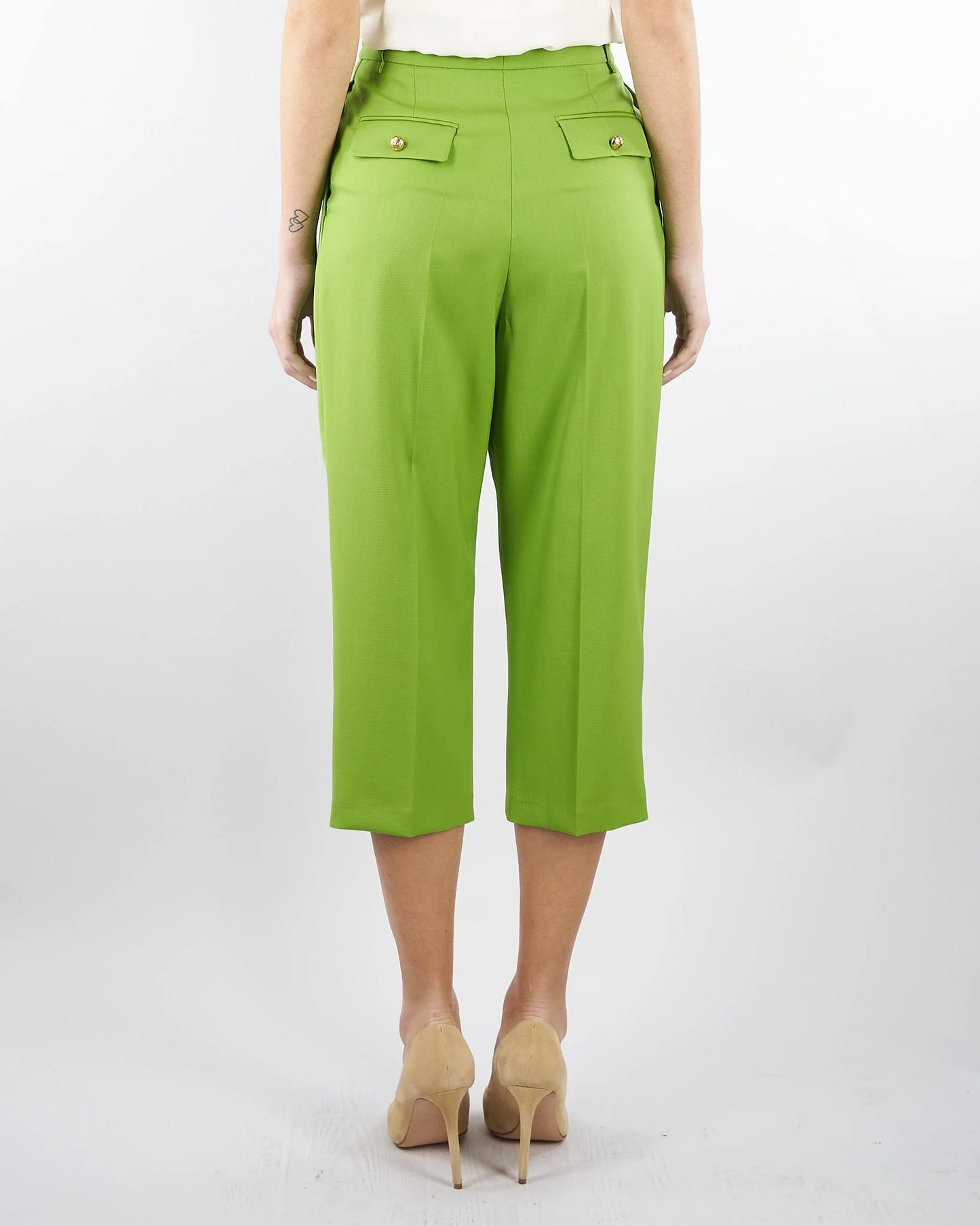 WOMEN'S PANT 3/4 GREEN ALOE