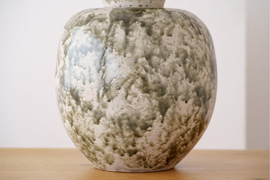 LÁMPARA DE MESA CERÁMICA MUSGO