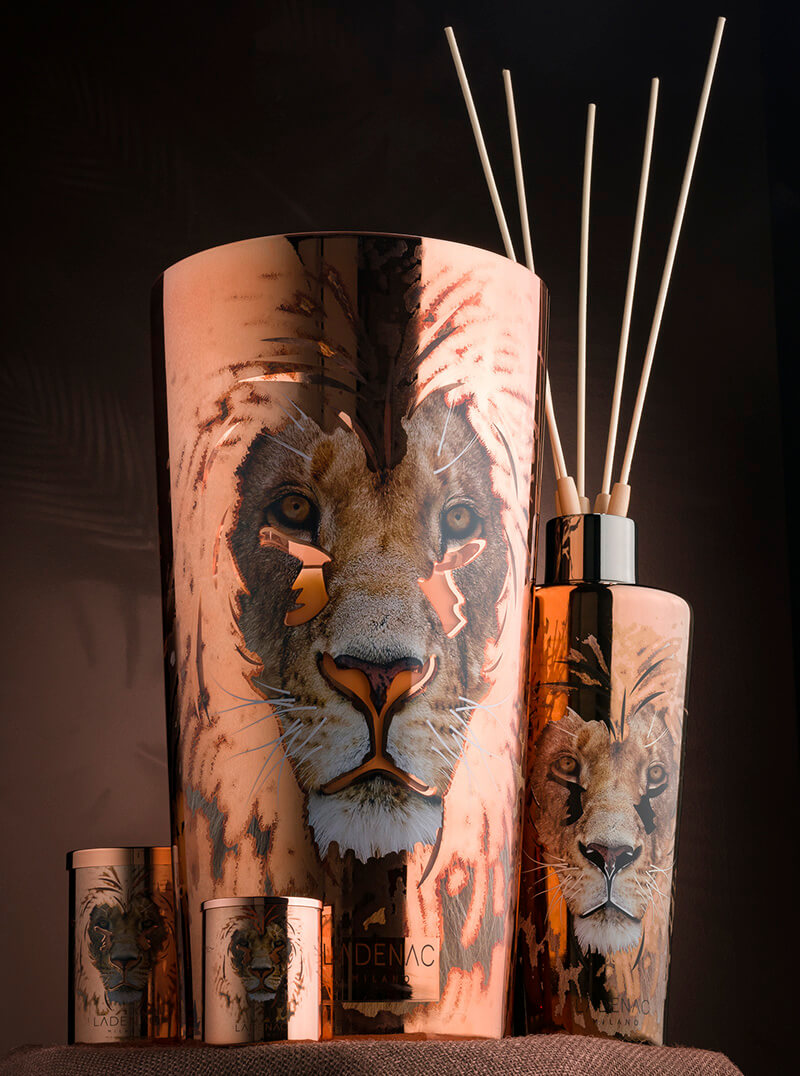 DIFUSOR AROMA AFRICA CERAMICA LEON
