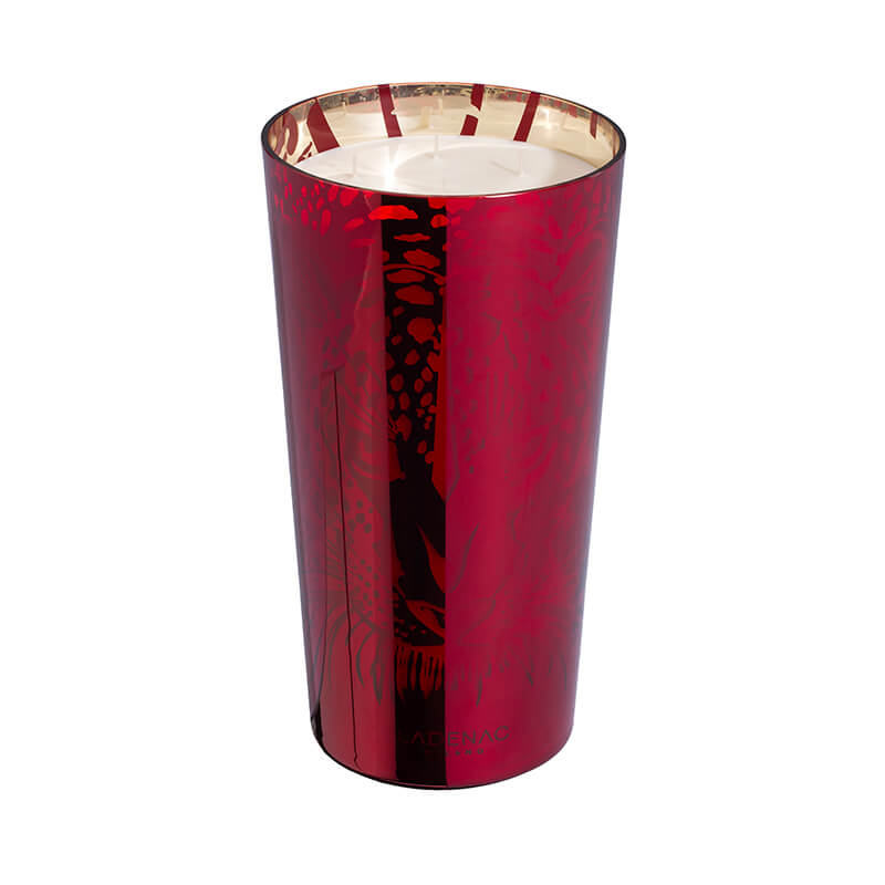 LEOPARDO VELA EN VASO GIGANTE 8.500grs
