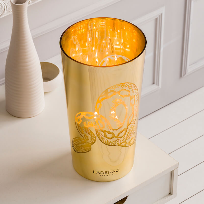 ZEBRA VELA EN VASO GIGANTE