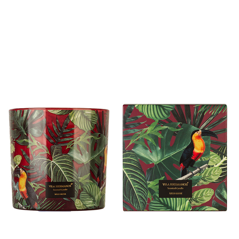 VELA CILINDRO WILD MUSK 650 gr