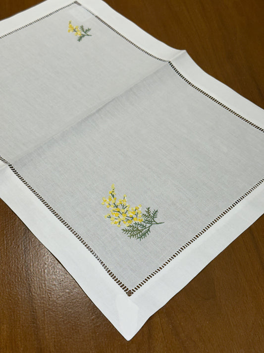 PAR DE INDIVIDUALES MIMOSA 33X48