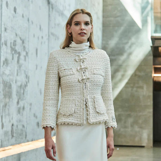 CHAQUETA TWEED LAZOS ZOE
