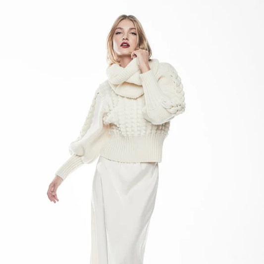 JERSEY DE PUNTO TRENZADO CAPUCINE