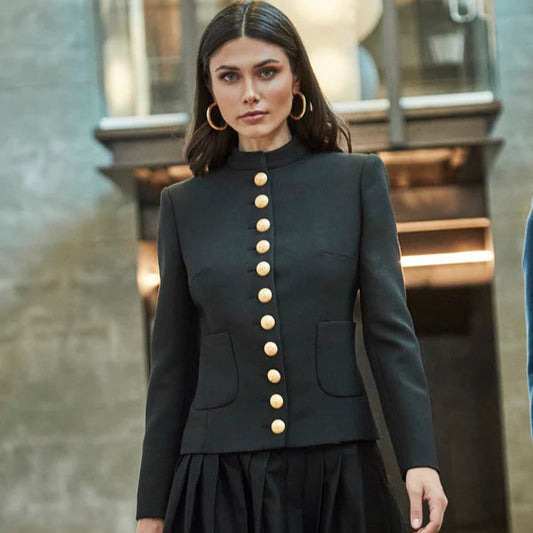BLAZER NEGRA CON BOLSILLOS GABRIELLE