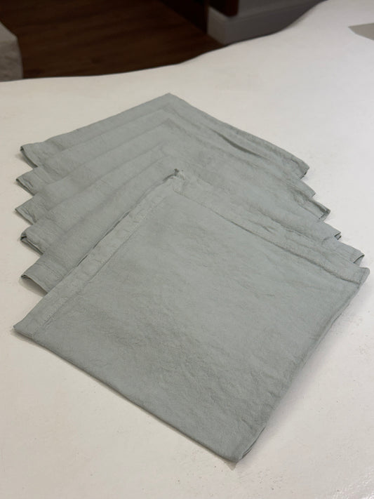 SERVILLETAS CANNES LINO VERDE SELVA 45X45