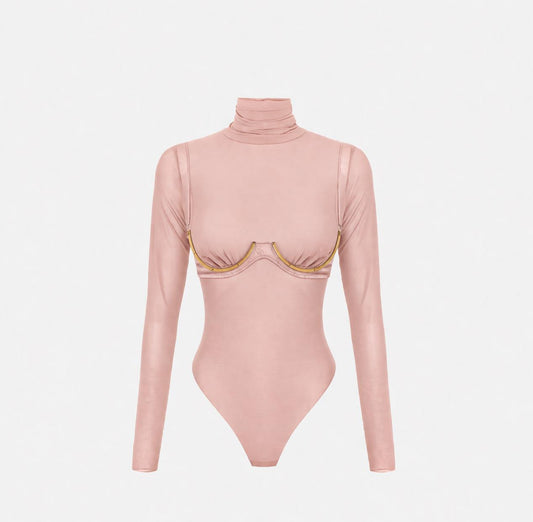 Body de punto con detalles joya