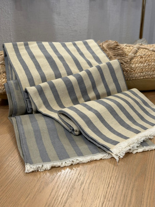 PLAID SONA CARDADA KHAKI 130X200