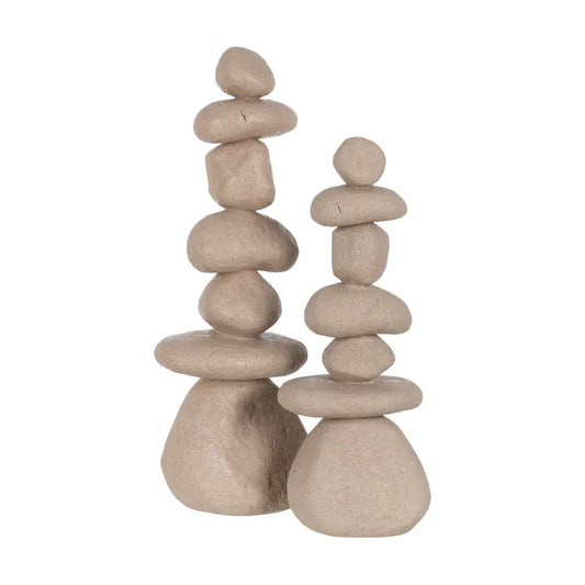 FIGURA PIEDRAS POLIRESINA DECORACIÓN