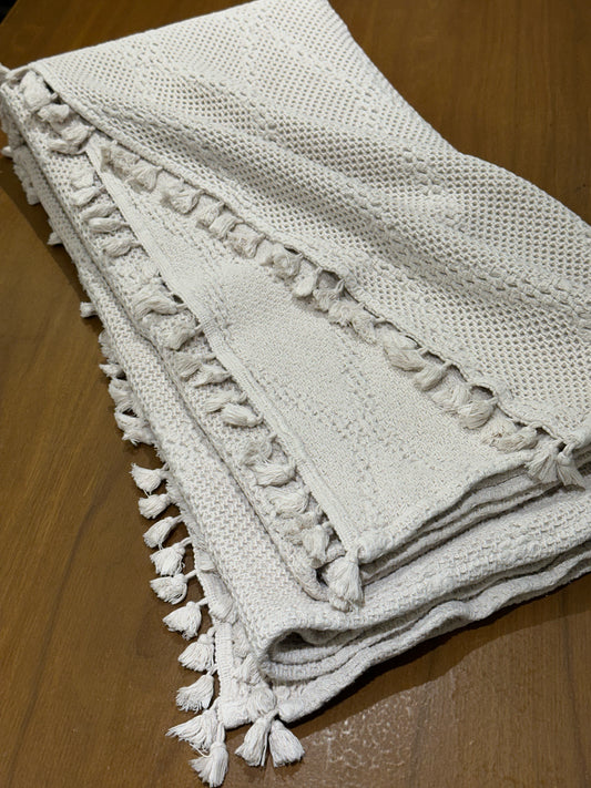 PLAID NAVIGATOR POMPOS/BEIGE