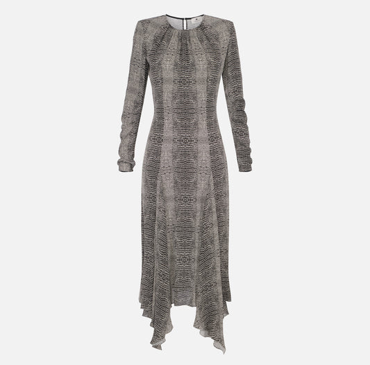 VESTIDO DE MUJER GRIS