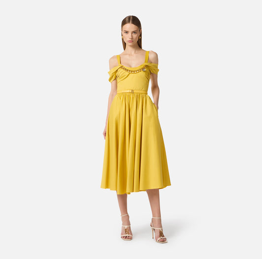 WOMEN'S DRESS STRAP SUN YELLOW