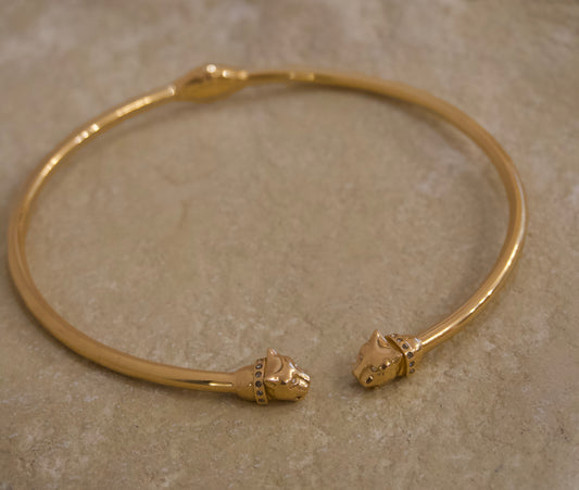 Necklace Panther Small Rigid Full Gold