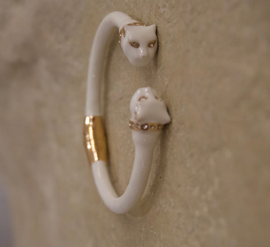BRACELET BLANCO/GATO