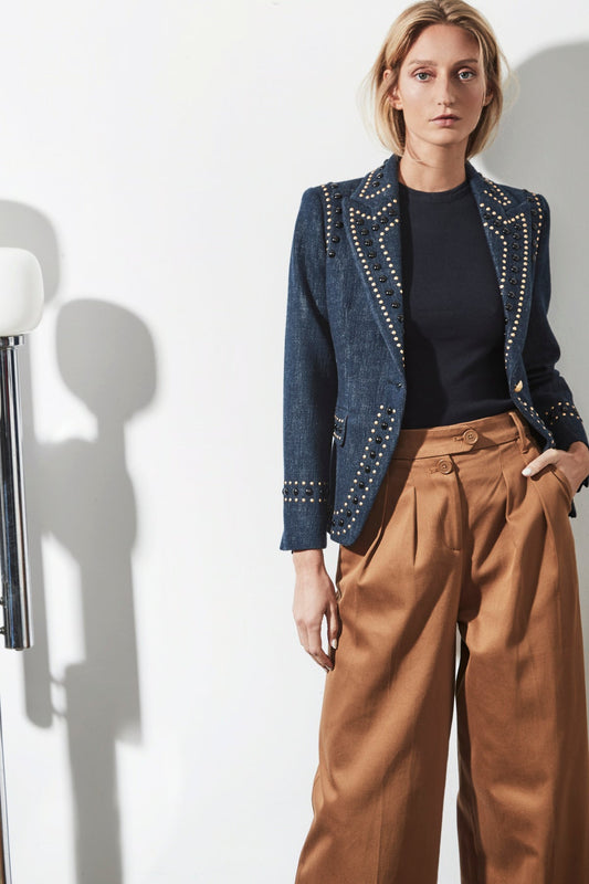 Blazer Denim Rock Star