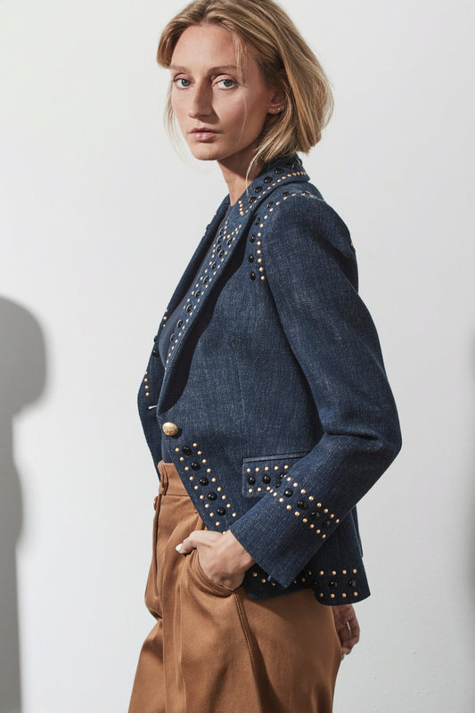 Blazer Denim Rock Star