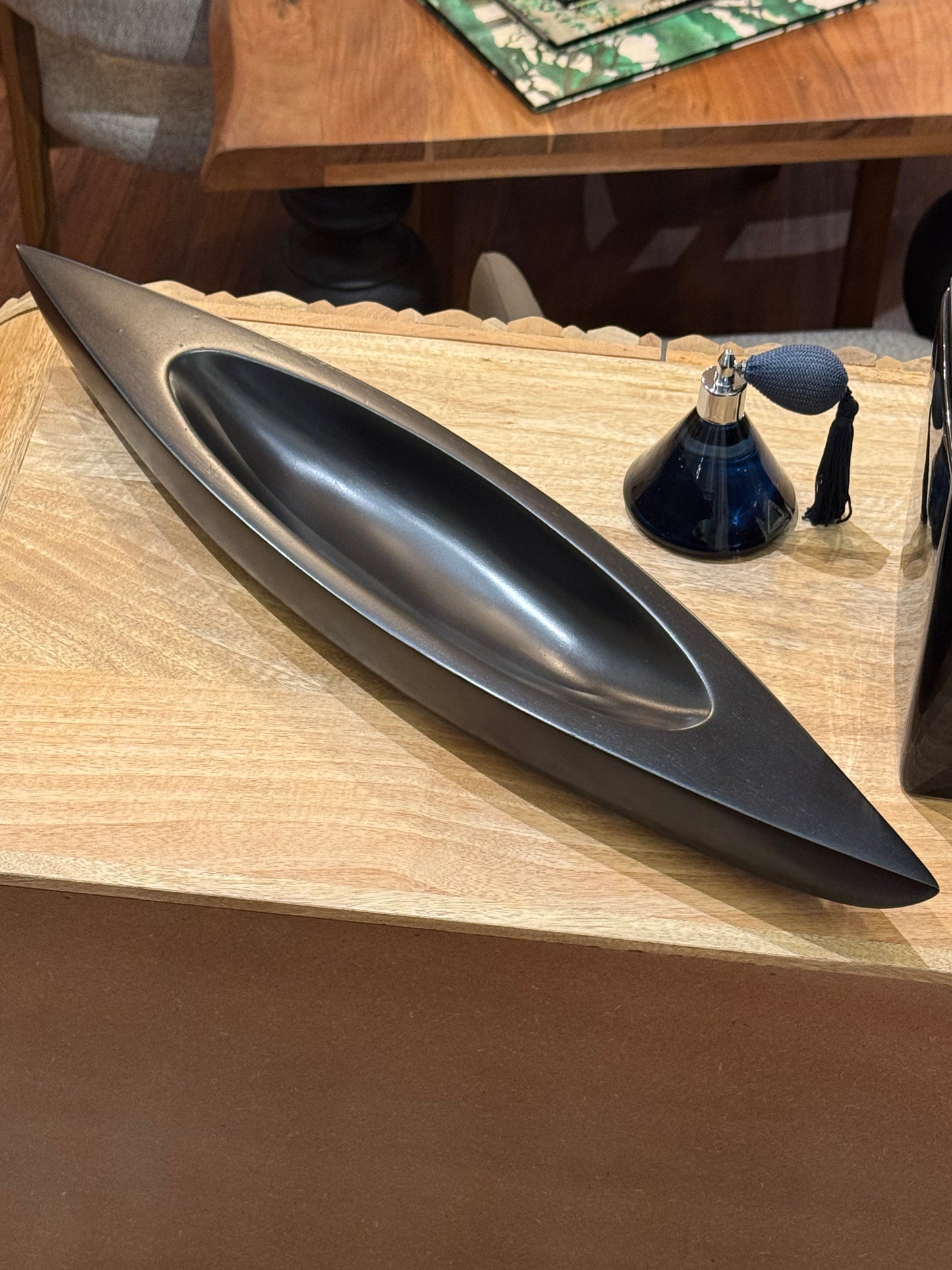 Canoa de Madera Pulida