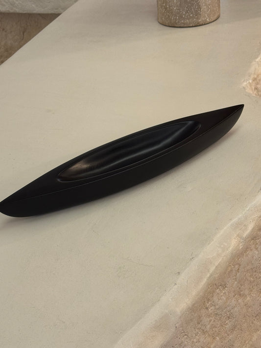 Canoa de Madera Pulida