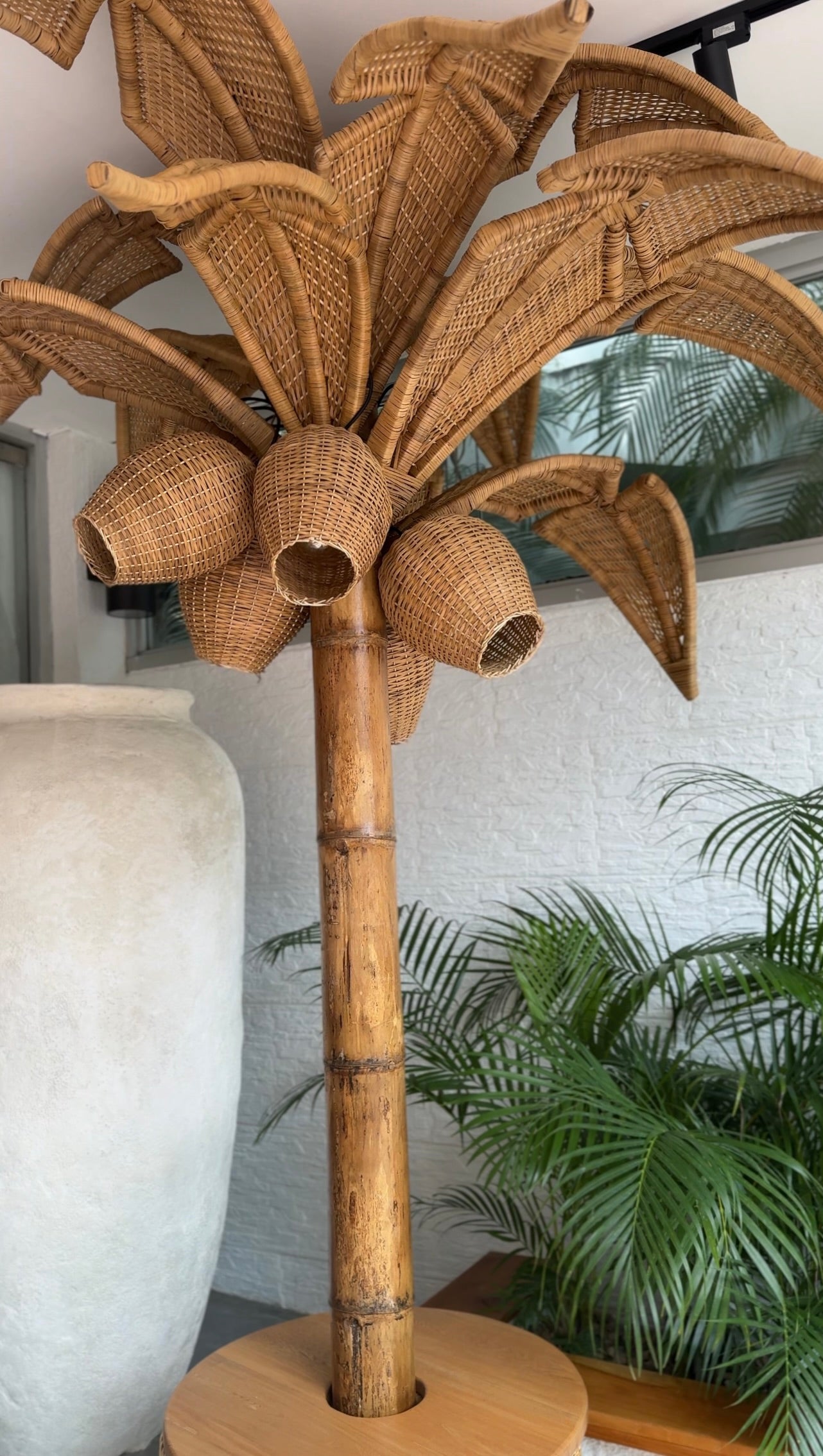 PALMERA EN FIBRA NATURAL