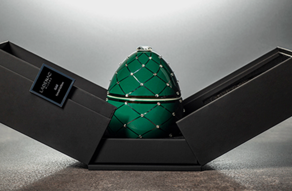 HUEVO Bois de Roussie - GREEN SILVER STRIPES