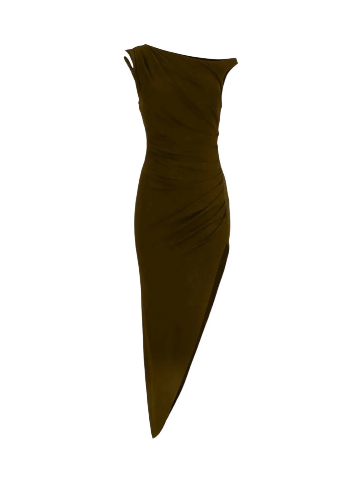 WOMEN'S DRESS OFFSHOULDER DARK CHOCOLATE
