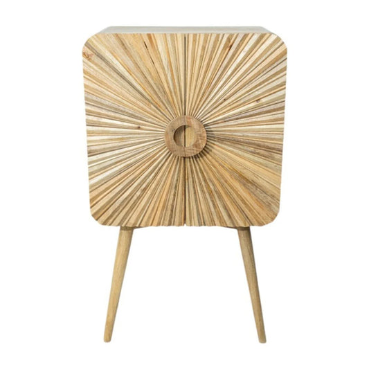 MUEBLE ALTO 2P MADERA MANGO RAYOS SOL
