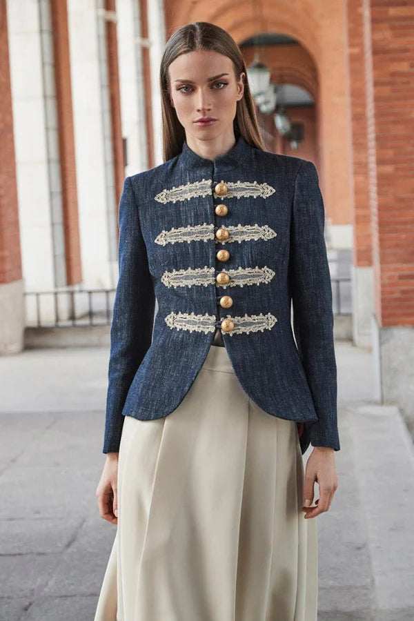 Blazer Militar Denim Filippo