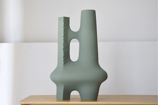 COLECCIÓN VACÍO.PIEZA 2. VERDE TEXTURA