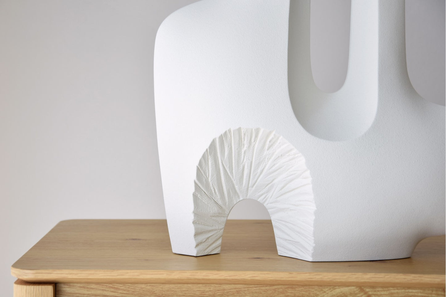 COLECCIÓN VACÍO.PIEZA 3. BLANCO TEXTURA