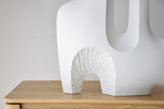 COLECCIÓN VACÍO.PIEZA 3. BLANCO TEXTURA