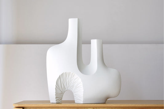 COLECCIÓN VACÍO.PIEZA 3. BLANCO TEXTURA