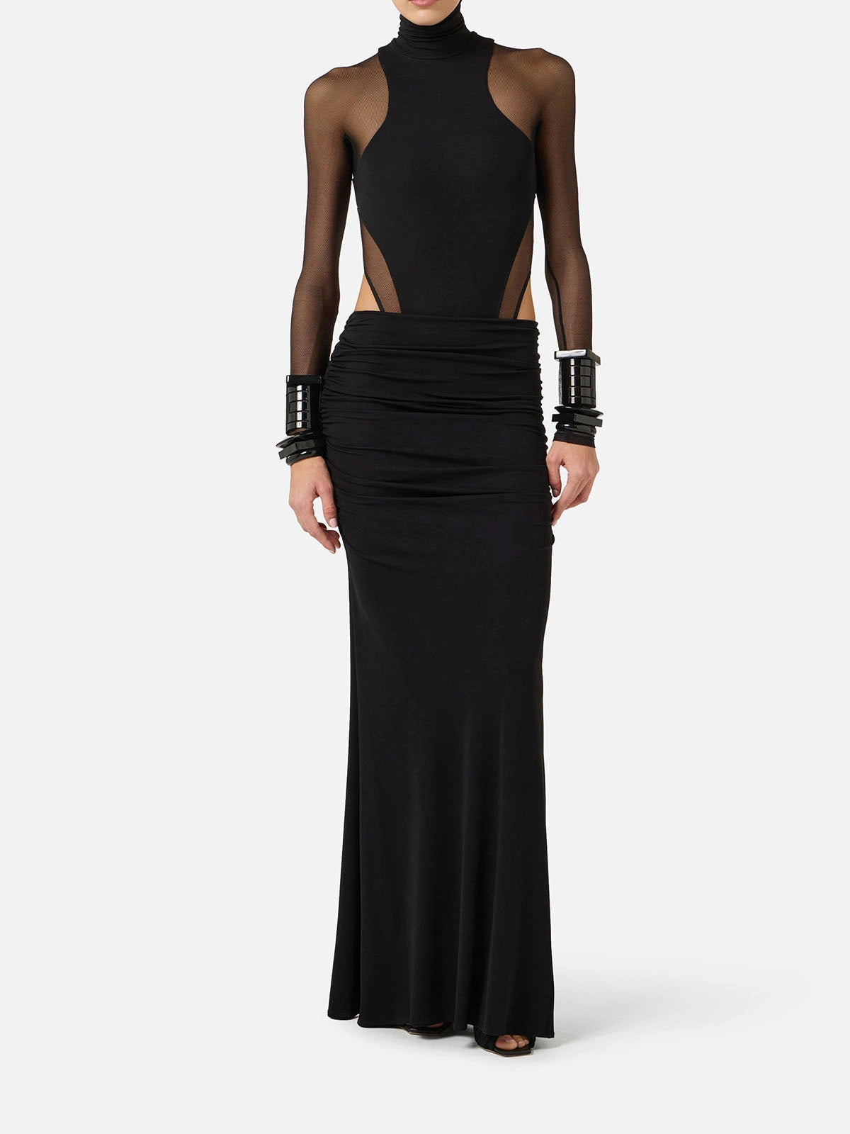 WOMEN'S SKIRT LONG BLACK