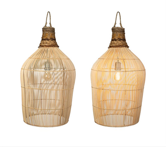 LÁMPARA COLGANTE FIBRAS NATURALES E27/ 220-240V
