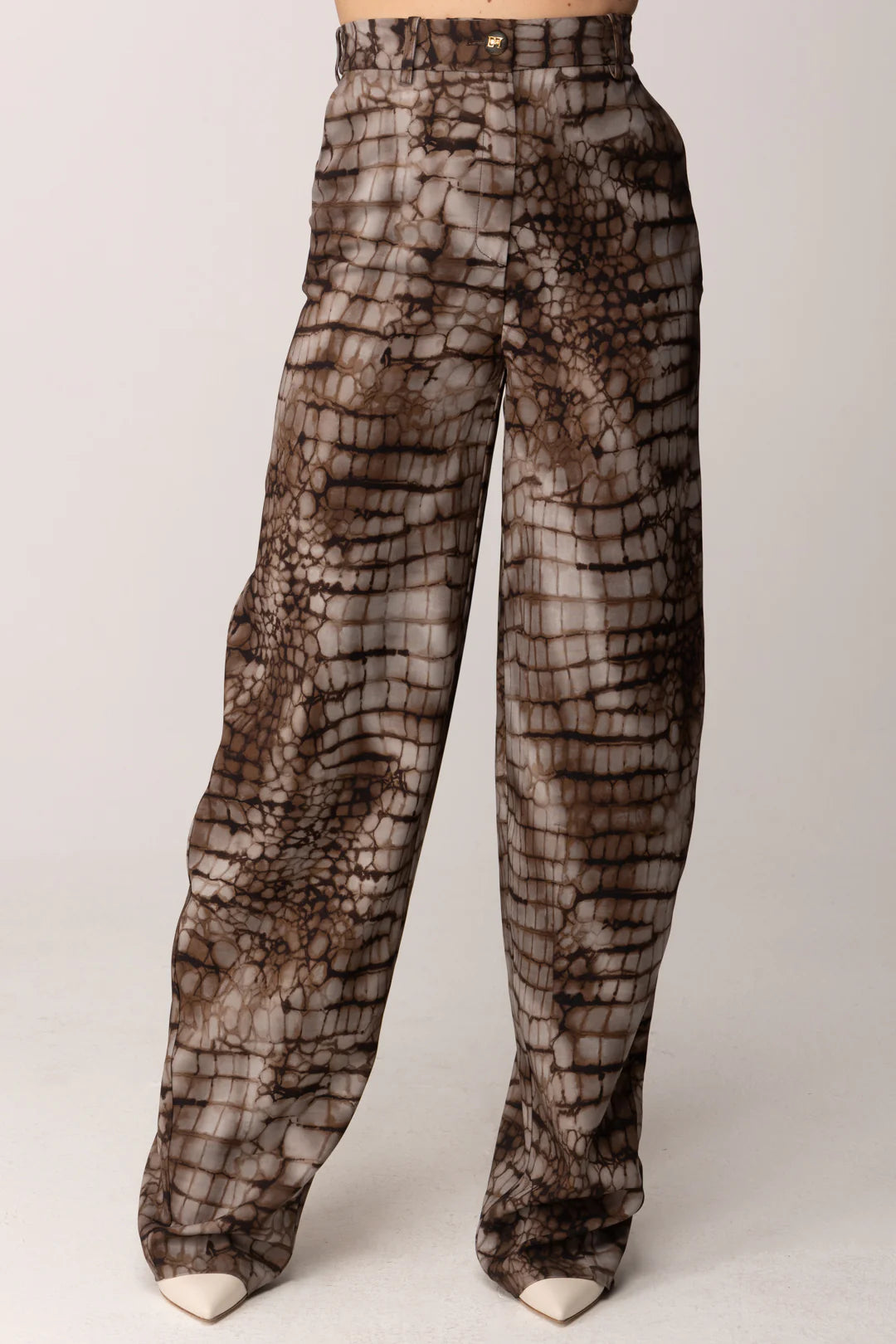 WOMEN'S PANT CACAO W PRINT