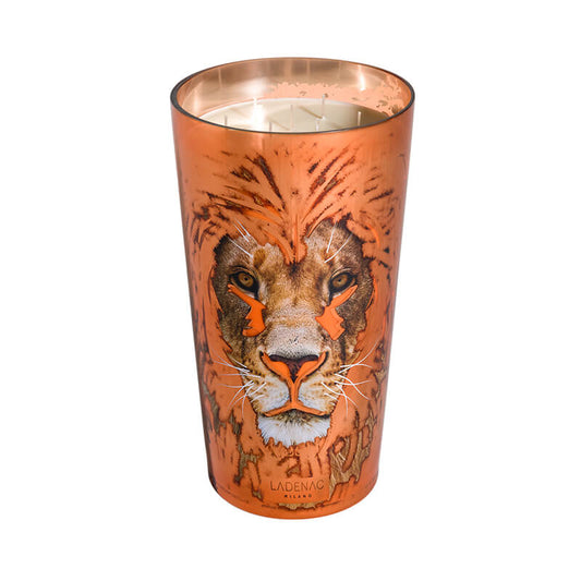 LEÓN VASO EN VELA GIGANTE 8.500grs